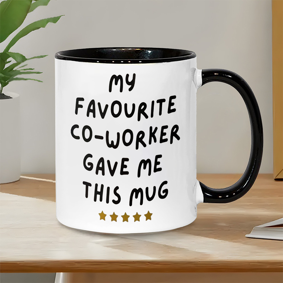 Coffee Tea With Me - Leuke collega-cadeaumok bedrukt met de tekst
