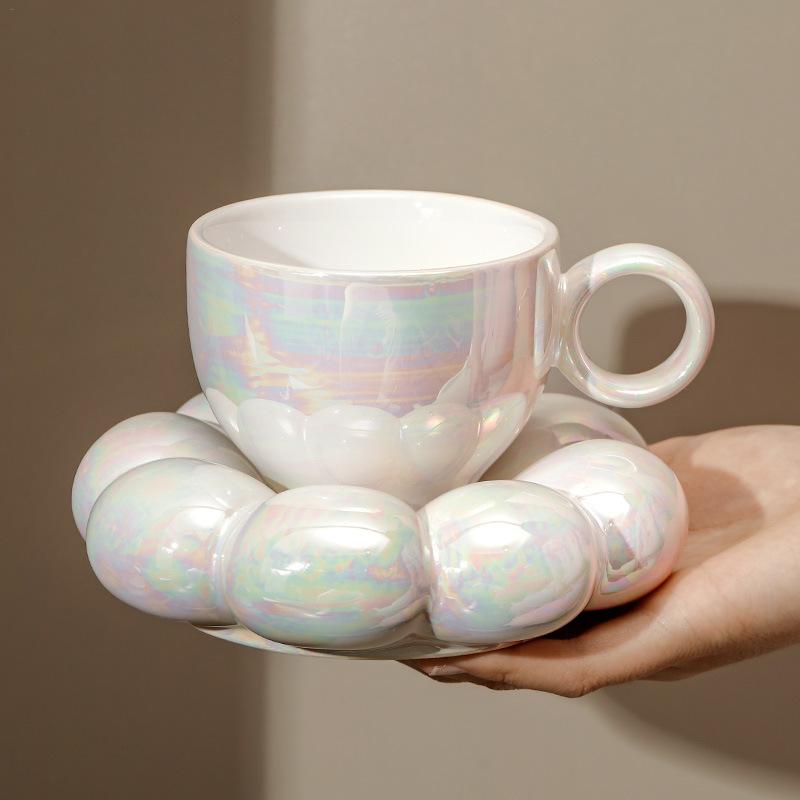 Espresso Cup Saucer - Keramische Cappuccino Koffie Kop En Schotel