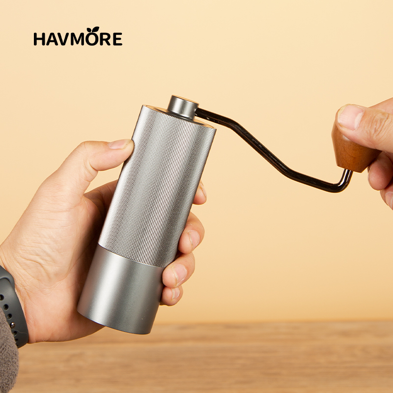 Burr Hand Grinder - Handmatige koffiemolen 304 roestvrijstalen braammolens Molen