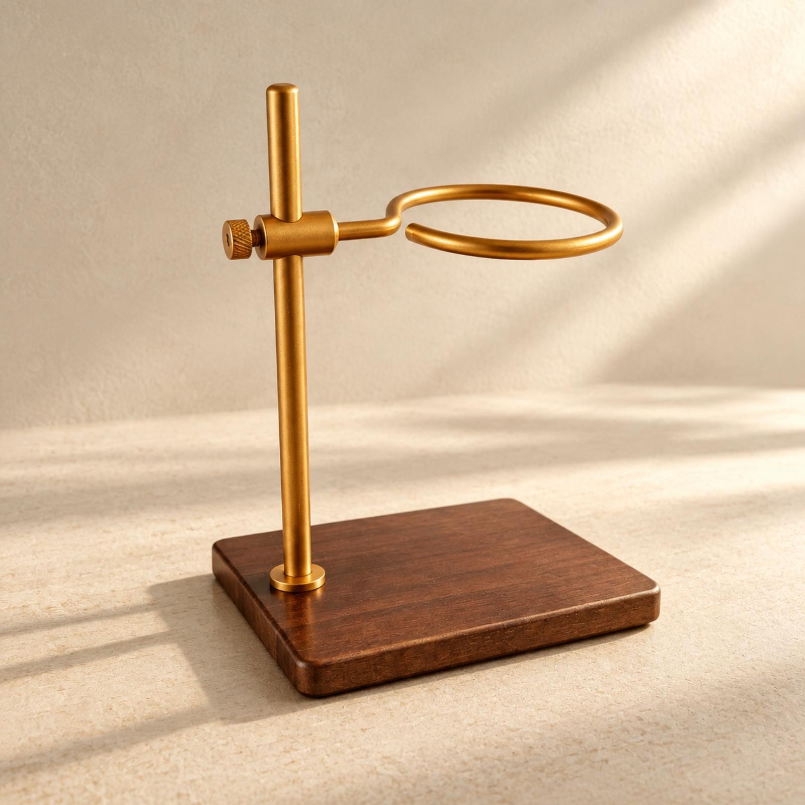 Coffee Dripper V60 - Verstelbare houten standaard voor koffiedrip, geschikt