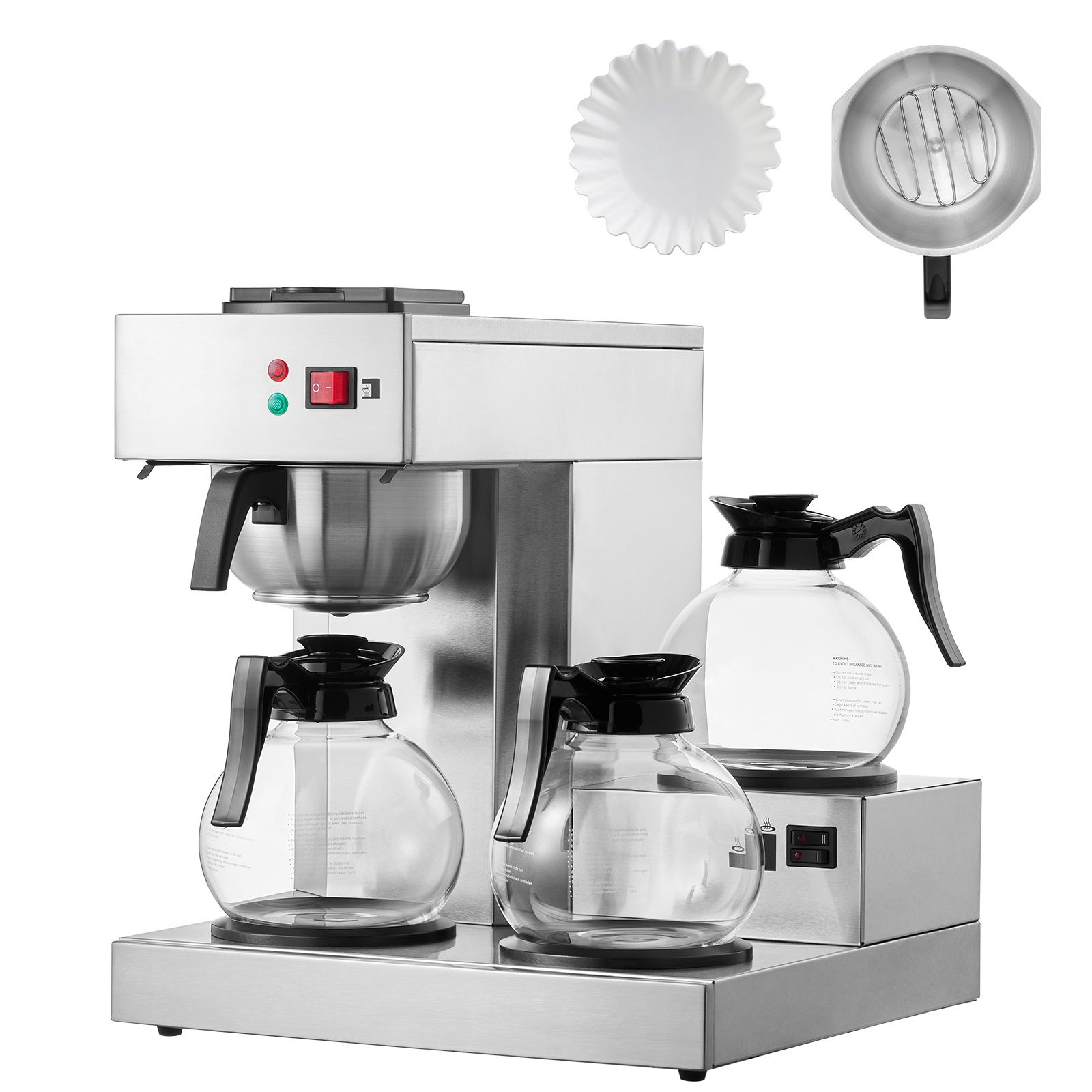 Coffee & Tea Phúc Long - 12-kops commercieel druppelkoffiezetapparaat, koffiemachine met 3