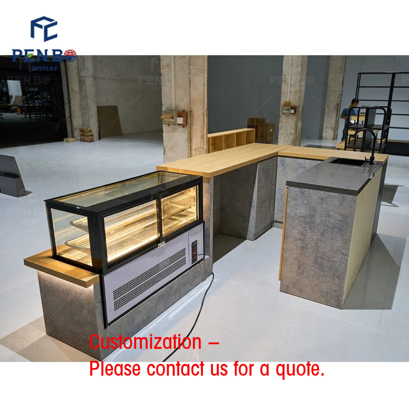 Coffee Tea Kiosk - Op maat gemaakte eenvoudige design retail