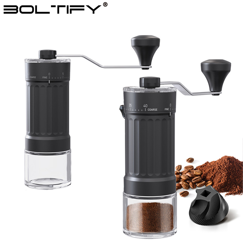 Burr Hand Grinder - BOLTIFY High-Q Verstelbare Grove Fijne Handmatige