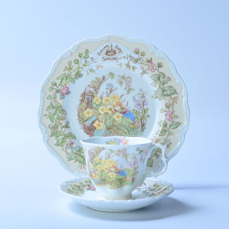 Espresso Cup Saucer - Bone China Koffiekopje Schotel Set Muis