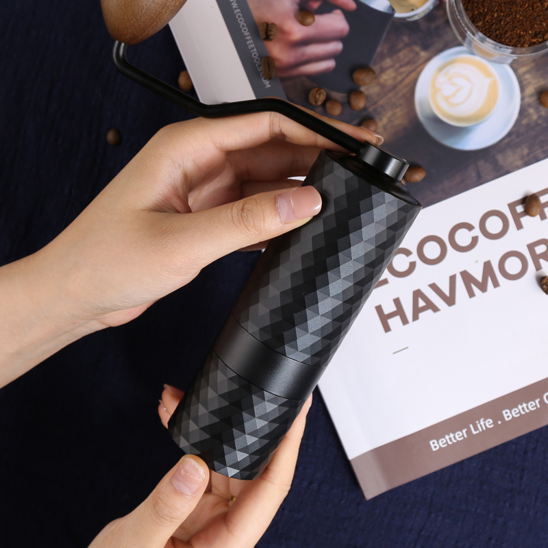 Burr Hand Grinder - Havmore CNC-gesneden professionele verstelbare roestvrijstalen draagbare