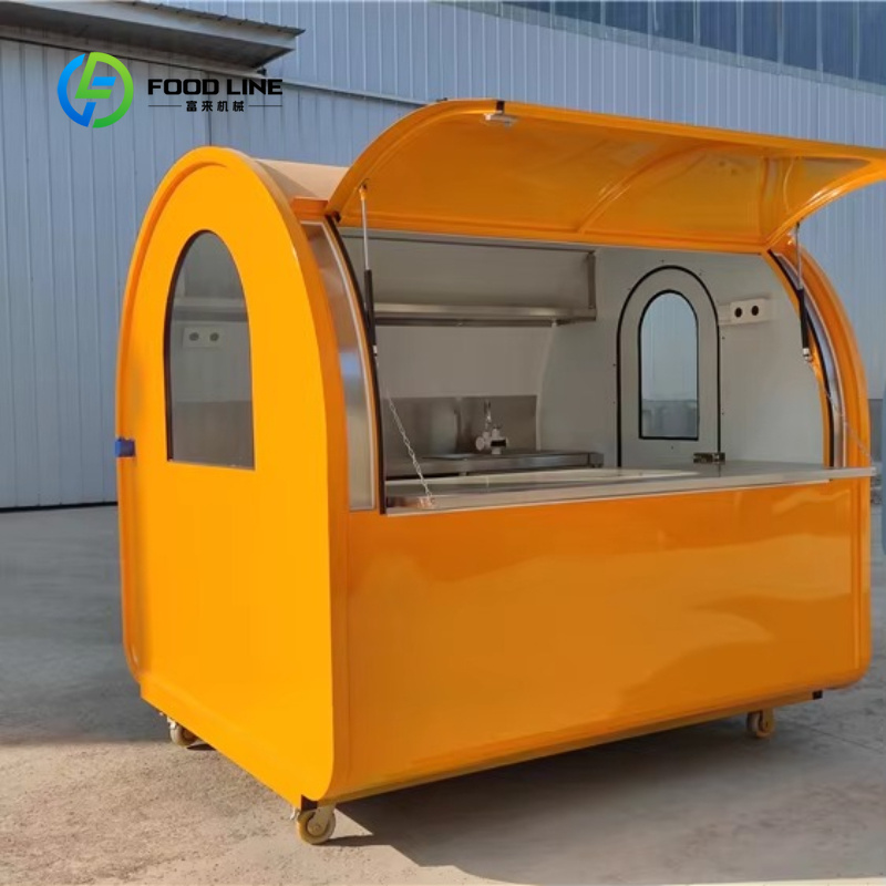 Mobiele koffiekar met kleine w - Coffee Tea Kiosk recensie en prijs