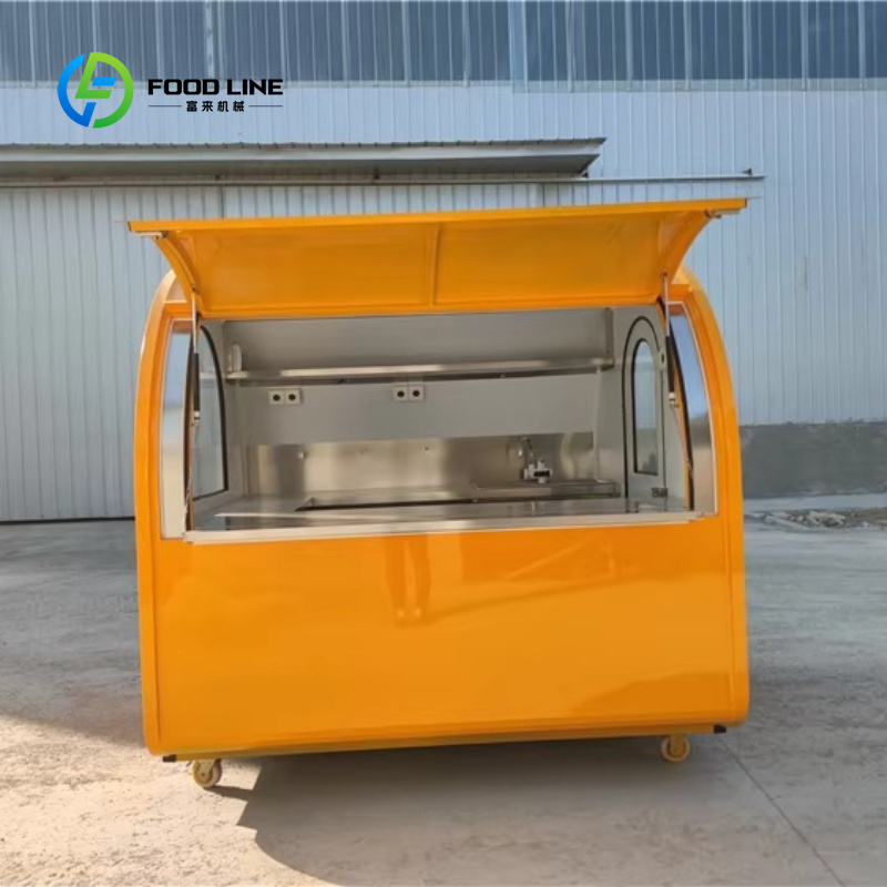 Mobiele koffiekar met kleine w - Coffee Tea Kiosk recensie en prijs
