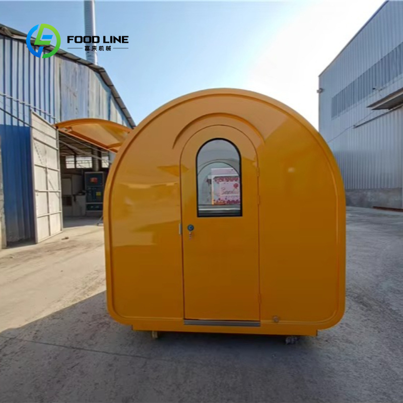 Mobiele koffiekar met kleine w - Coffee Tea Kiosk recensie en prijs