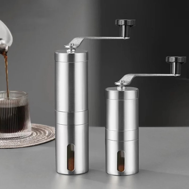 Roestvrijstalen draagbare hand - Burr Hand Grinder recensie en prijs