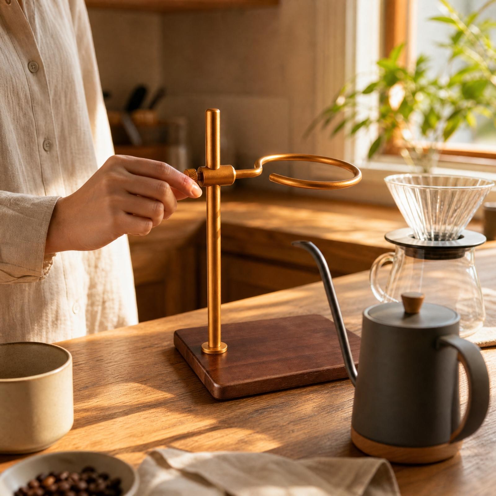 Koffiedruppelaarstandaard met  - Coffee Dripper V60 recensie en prijs