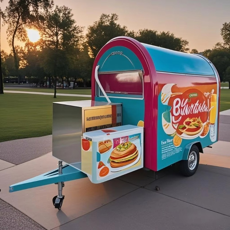 Uitgeruste vrachtwagen straatk - Coffee Tea Kiosk recensie en prijs