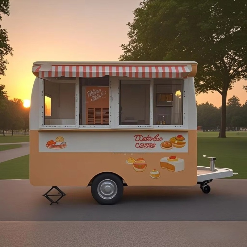 Uitgeruste vrachtwagen straatk - Coffee Tea Kiosk recensie en prijs