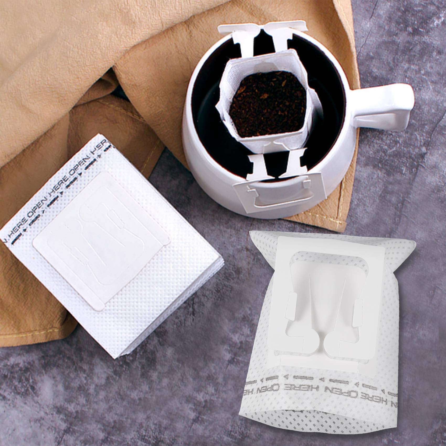 50 stuks / verpakking druppelk - Tea & Coffee Kent recensie en prijs