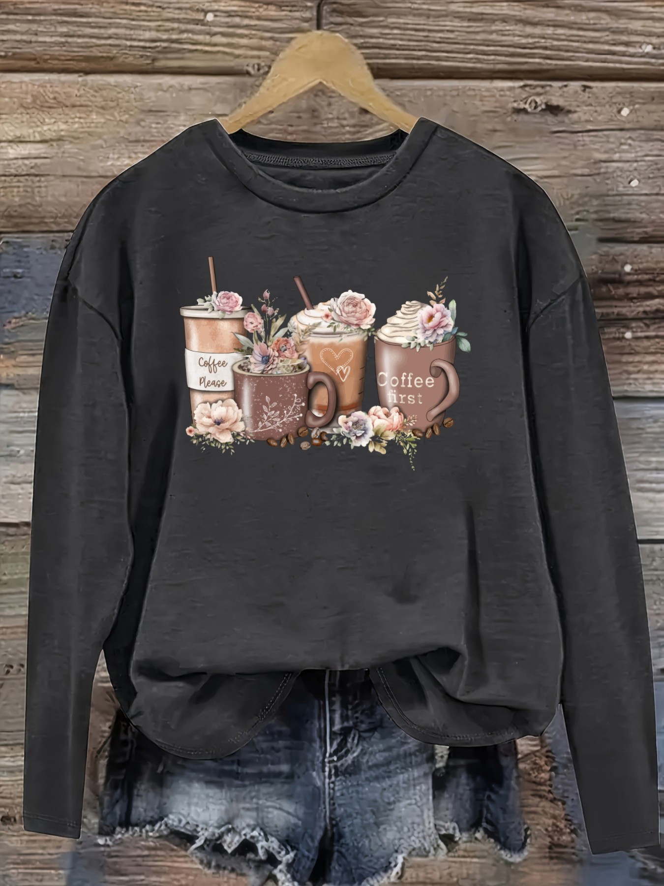 Dames Casual T-shirt met lange - Coffee & Tea Phúc Long recensie en prijs