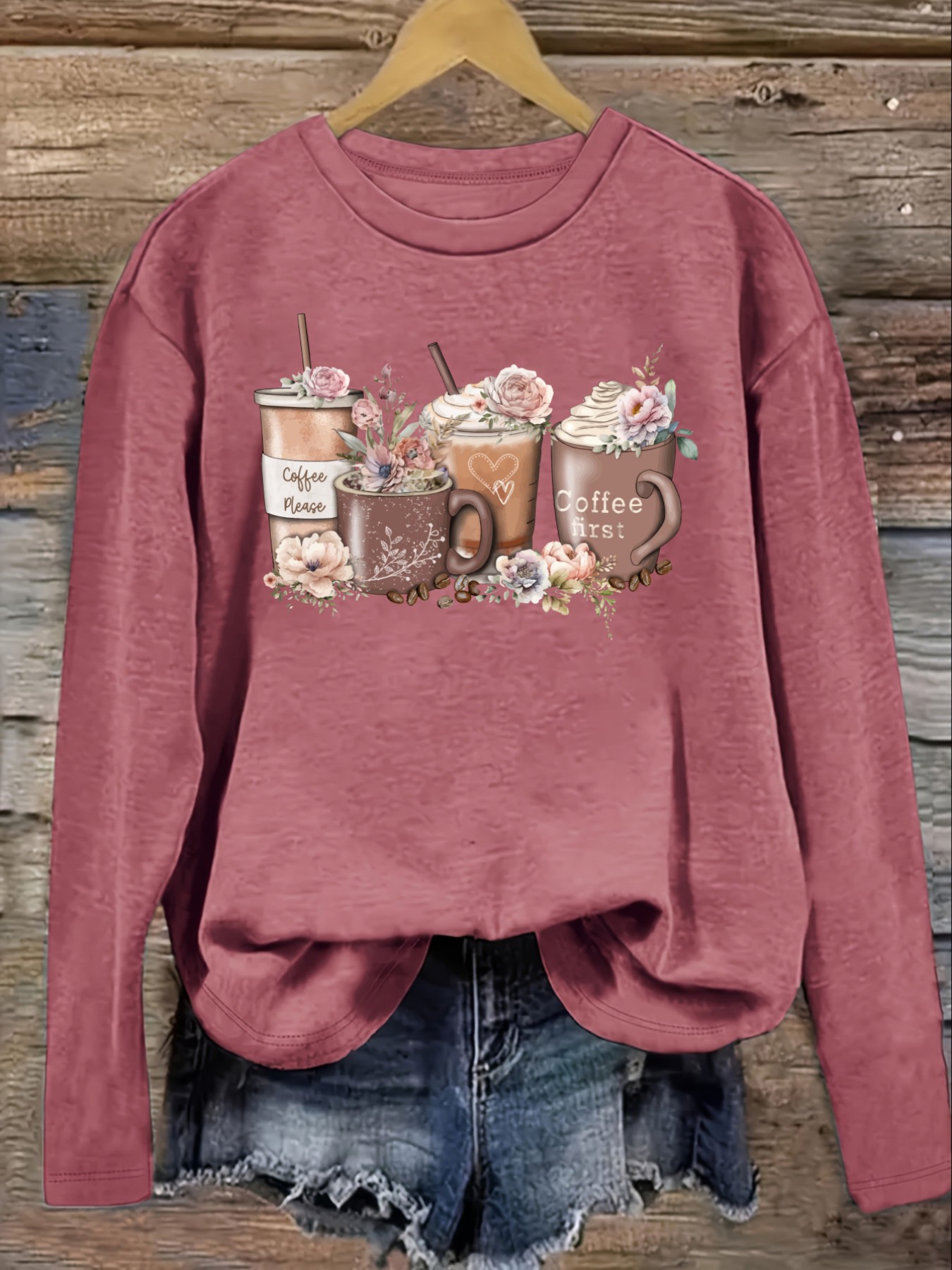 Dames Casual T-shirt met lange - Coffee & Tea Phúc Long recensie en prijs
