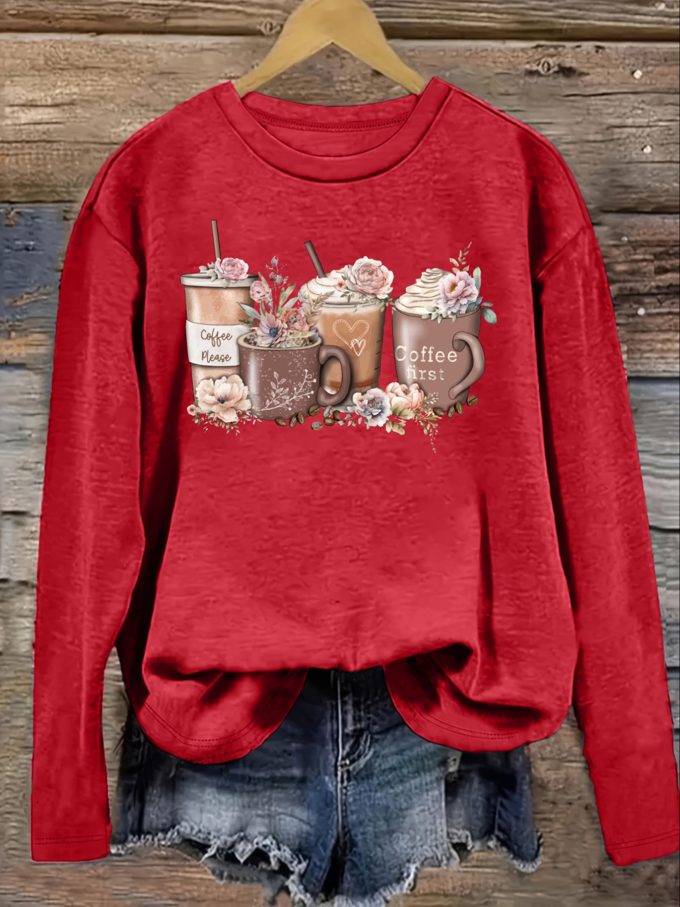 Dames Casual T-shirt met lange - Coffee & Tea Phúc Long recensie en prijs
