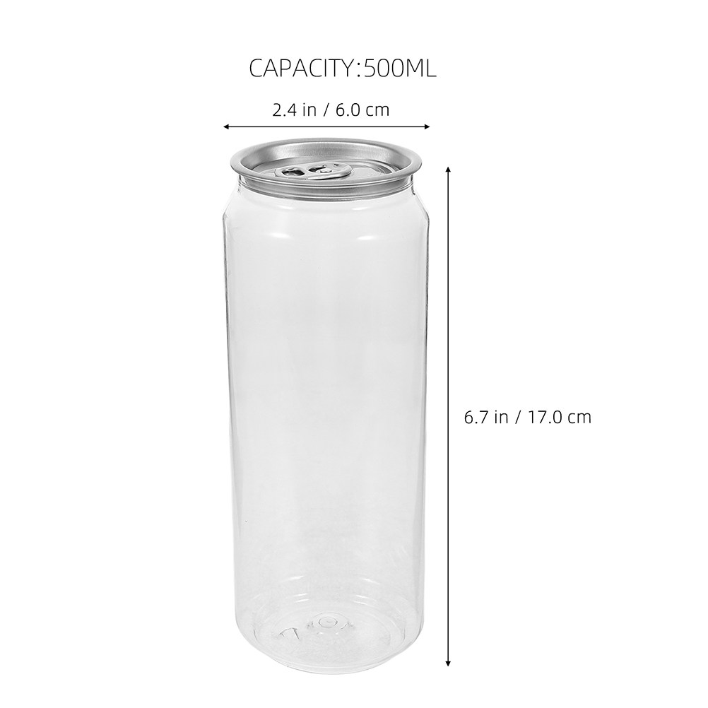 5 stuks transparante drankblik - Coffee Tea Containers recensie en prijs