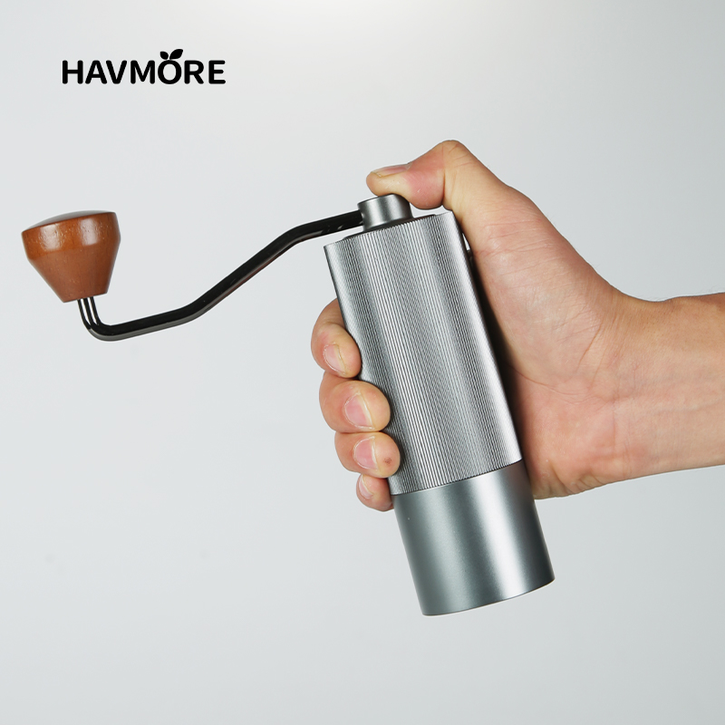 Handmatige koffiemolen 304 roe - Burr Hand Grinder recensie en prijs