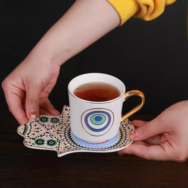 Retro Hangende Oor Creatieve K - Espresso Cup Saucer recensie en prijs