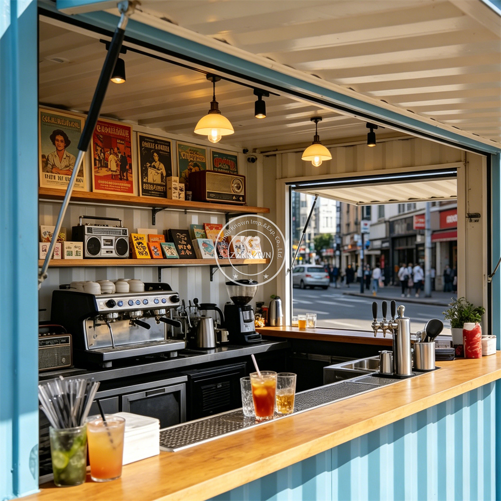 Mobiele keukencontainertrailer - Coffee Tea Kiosk recensie en prijs