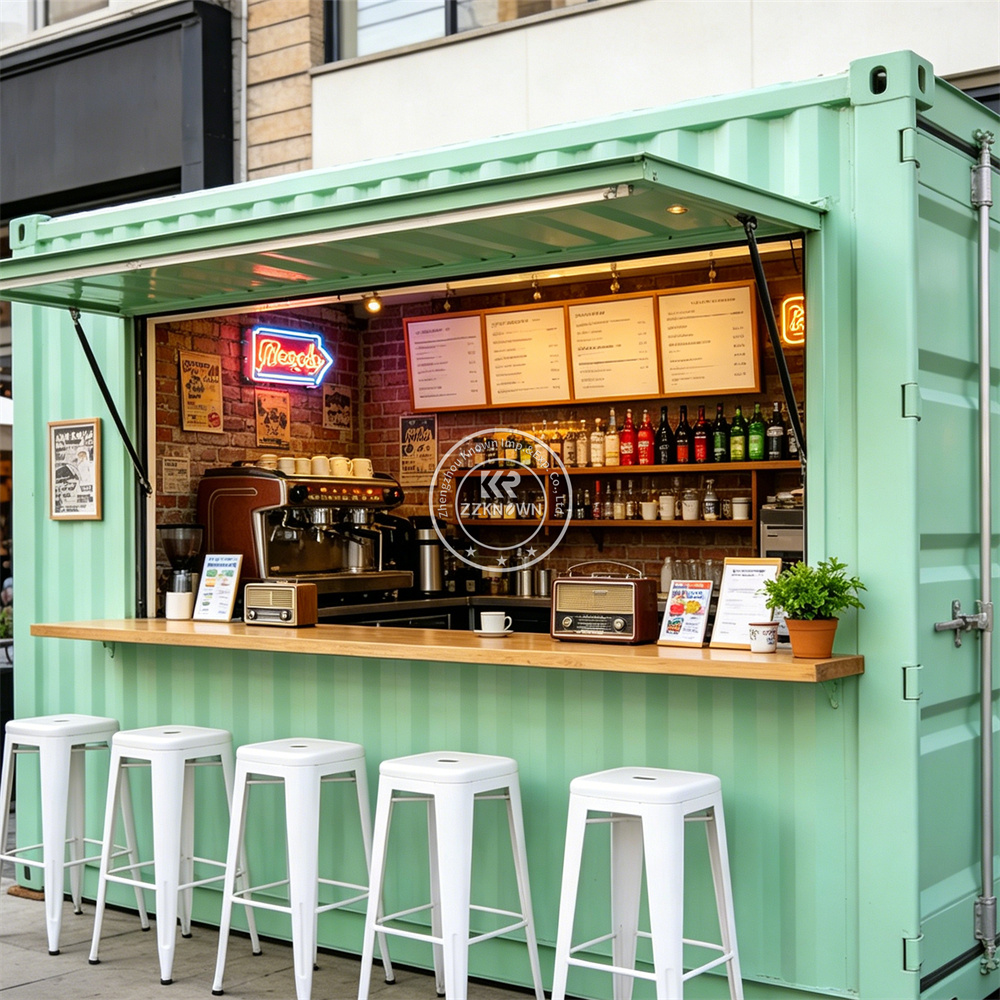 Mobiele keukencontainertrailer - Coffee Tea Kiosk recensie en prijs