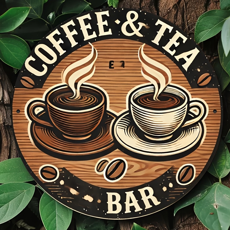 [2D plat] Aluminium koffie- en - Coffee Tea Logo recensie en prijs