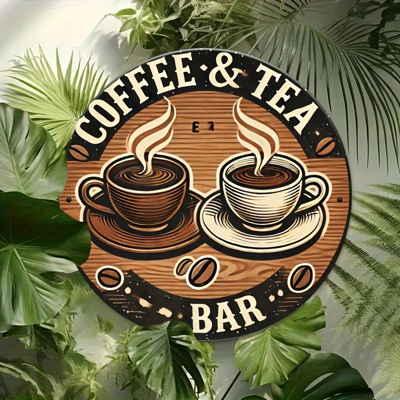 [2D plat] Aluminium koffie- en - Coffee Tea Logo recensie en prijs