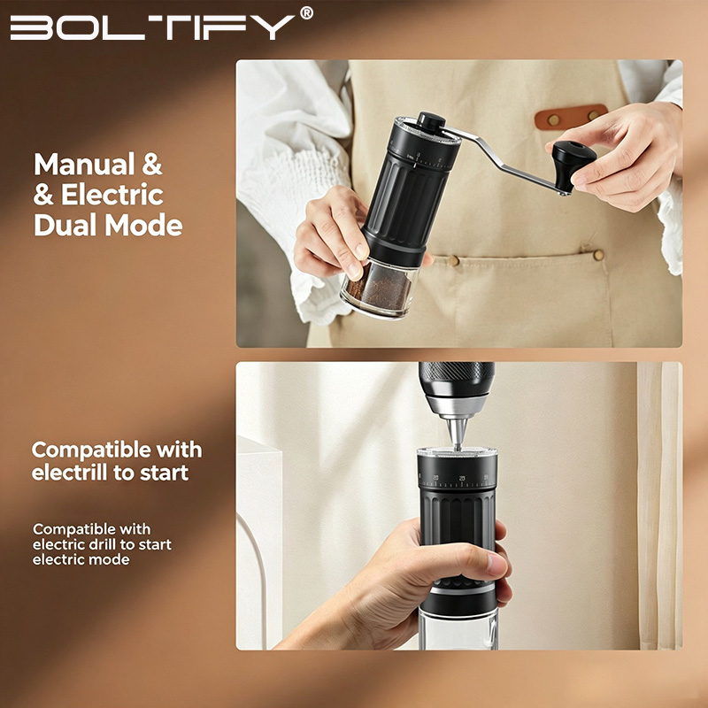 BOLTIFY High-Q Verstelbare Gro - Burr Hand Grinder recensie en prijs