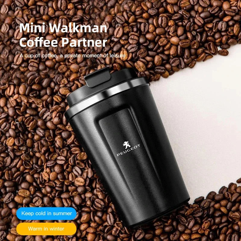 Auto Koffiemok Thermische Isol - Coffee Tea Logo recensie en prijs