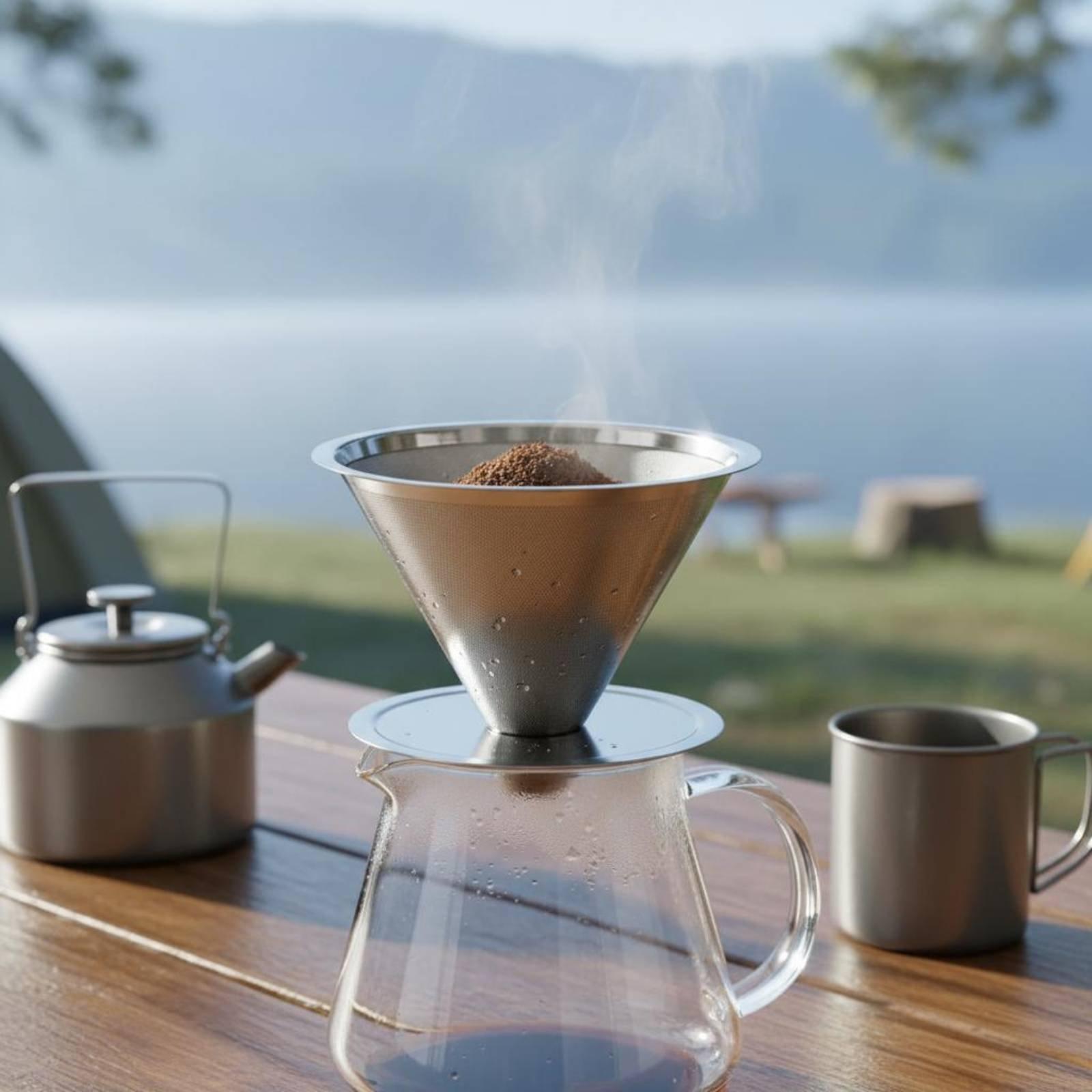 Roestvrijstalen koffiefilter m - Coffee Dripper V60 recensie en prijs